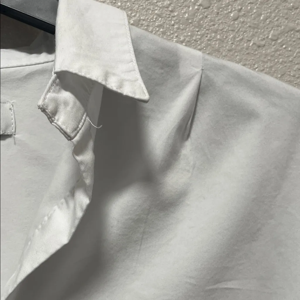 White Long Sleeve Shirt - Image 4