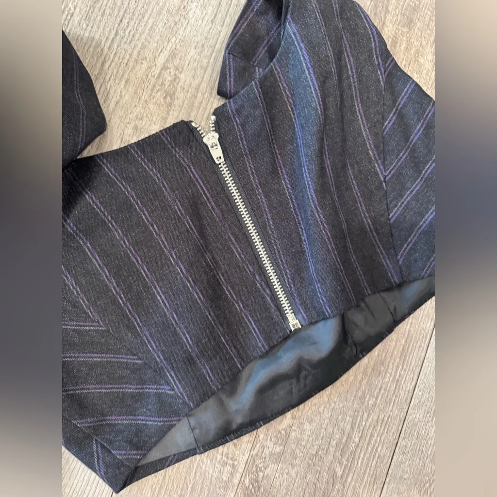 Avec Les Filles Elegant Black and Purple top - Image 8