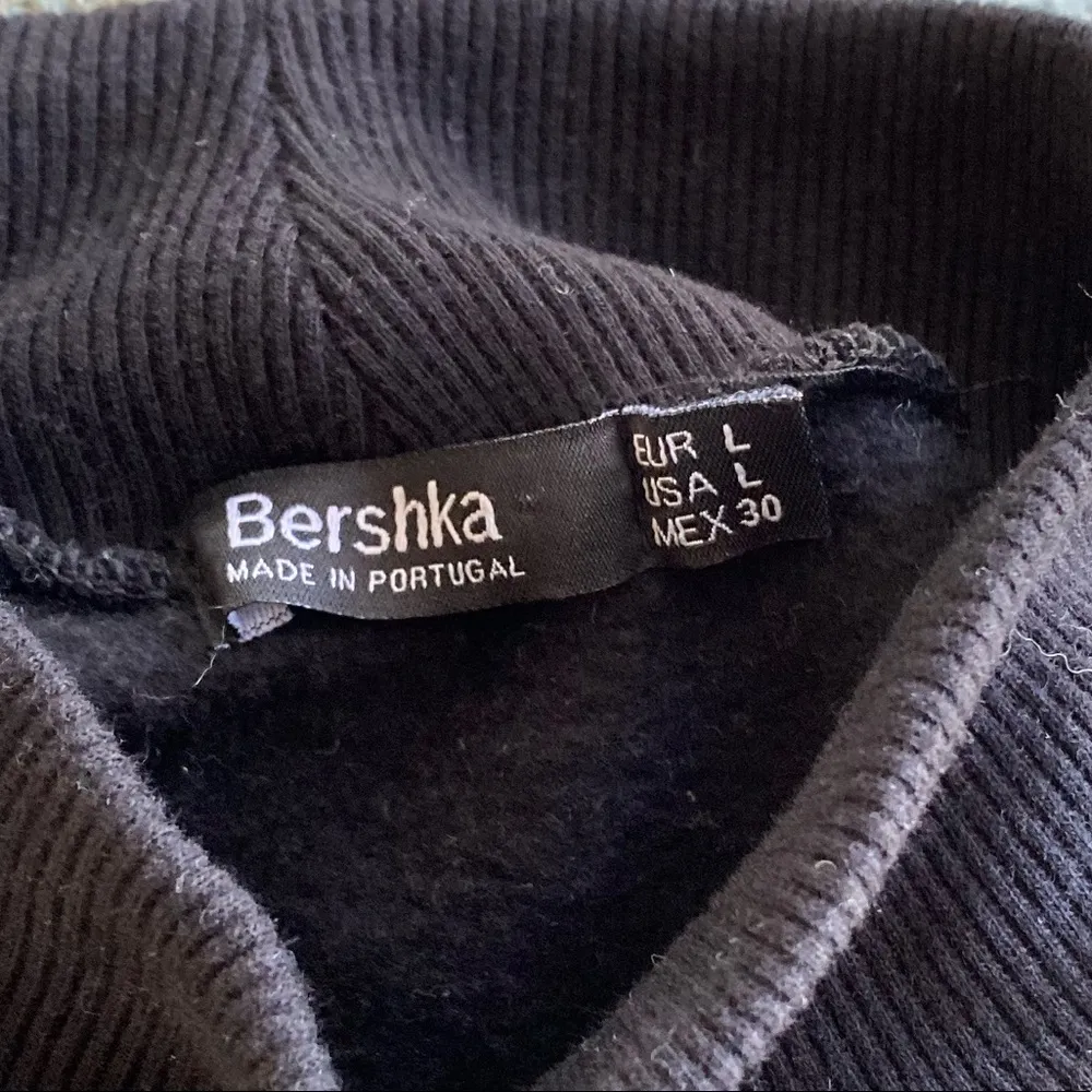 Bershka Womens Woven Black Textured Sweater Size Large - Image 9