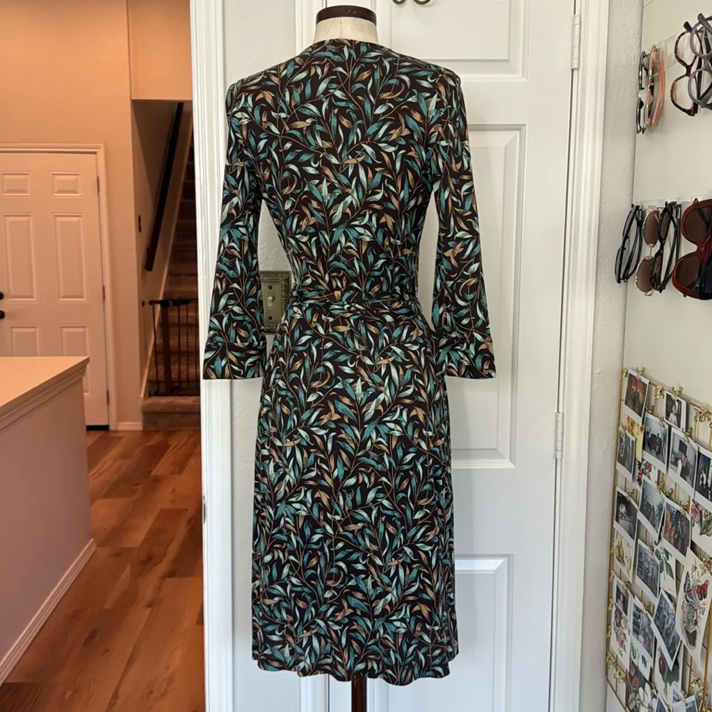 Diane von Furstenburg vintage Julian silk wrap dress - Image 5