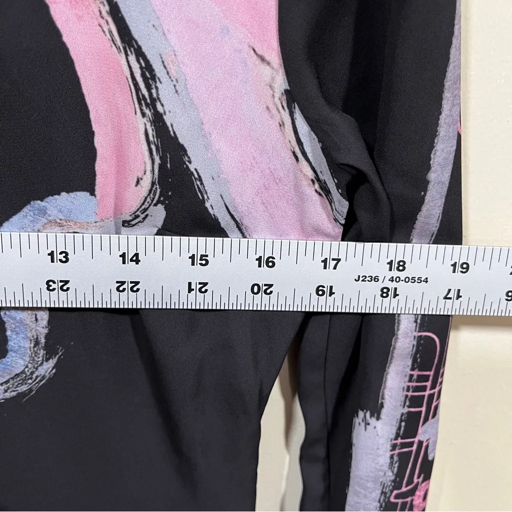 NWT Desigual Women's Asymmetric short dress with letters size small long sleeve - Image 5