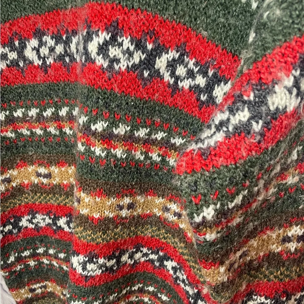 Mountain Lake Mountain‎ Lake Wool Blend Sweater Womens size medium oversized fit grandpa vibes - Image 3