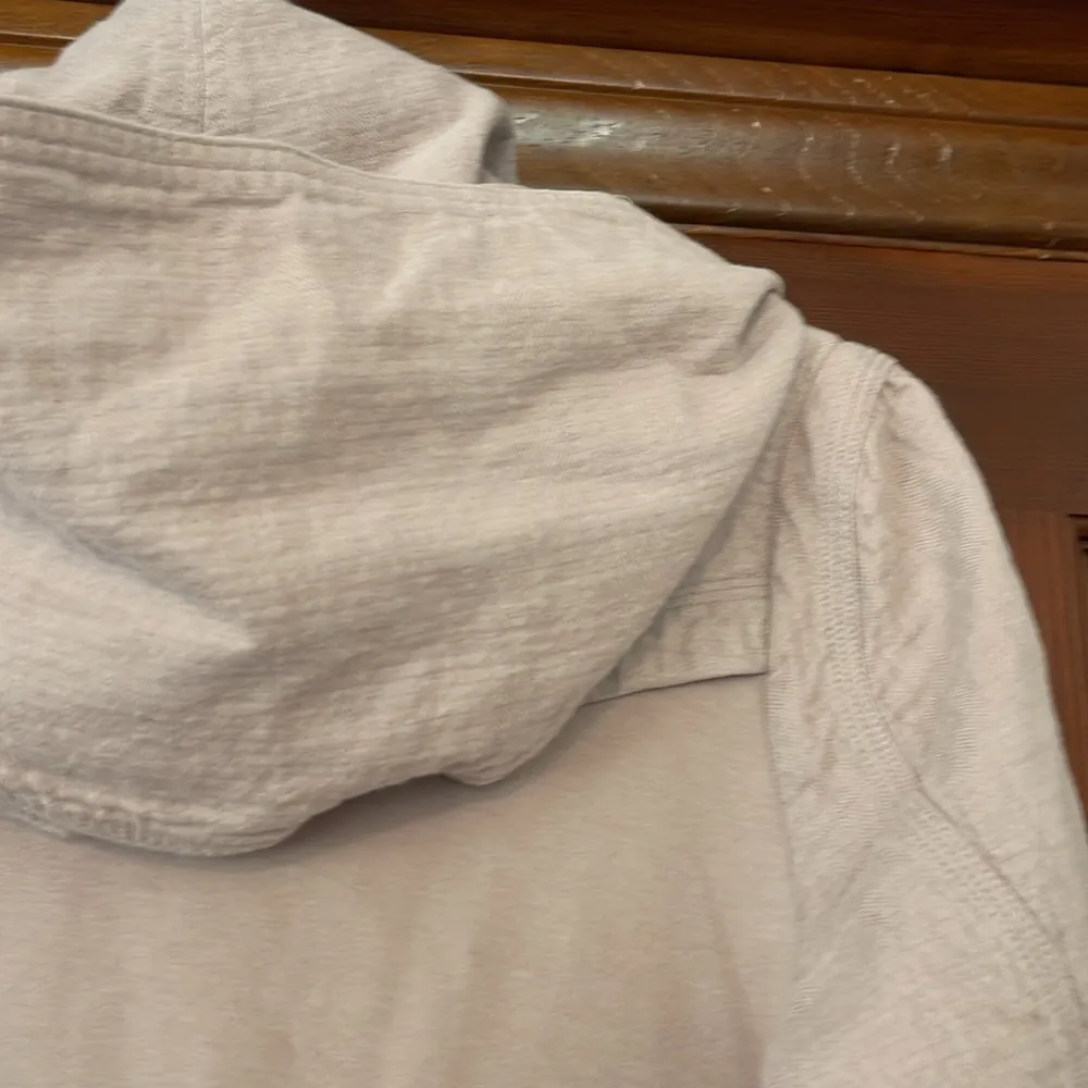 DONORATICO MIXED MEDIA QUILTED COTTON BLEND PARKS HOODED JACKET LARGE - Image 8