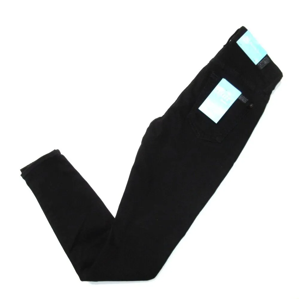 NWT 7 For All Mankind The Ankle Skinny in Black b(air) Stretch Jean 25 - Image 4