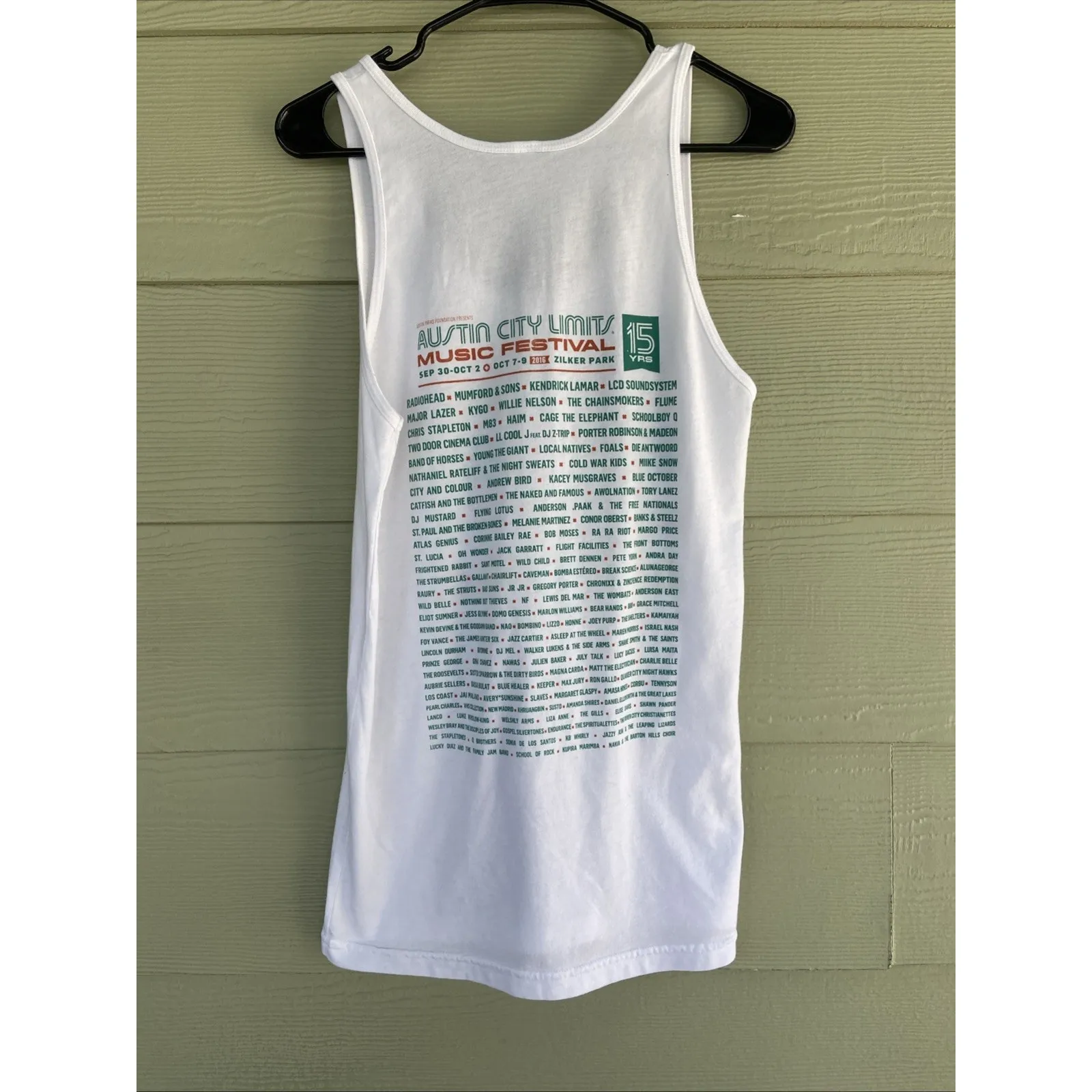 American Apparel The 50 50 Shirt ACL Music Festival Austin Texas Tank Top Medium - Image 4