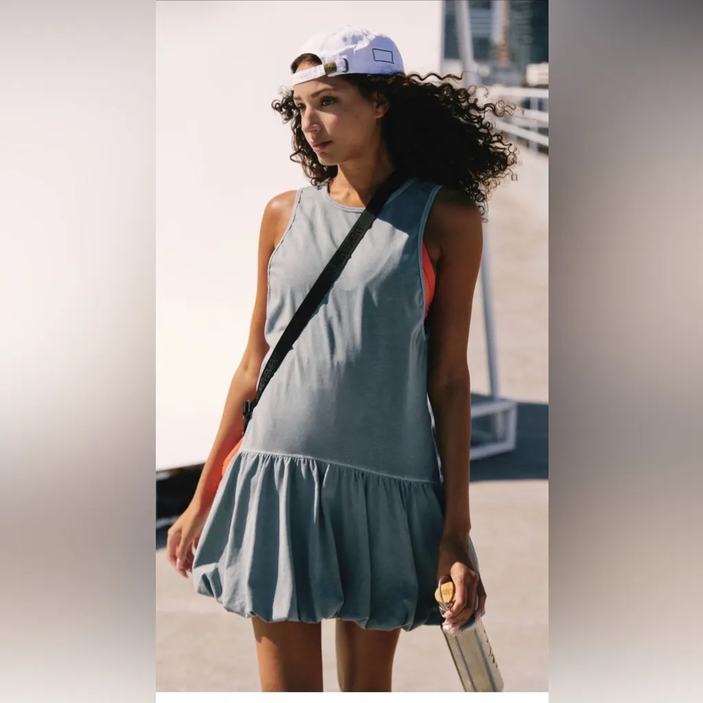 Free People Hot Short Bubble Set Gray Size L - Image 3