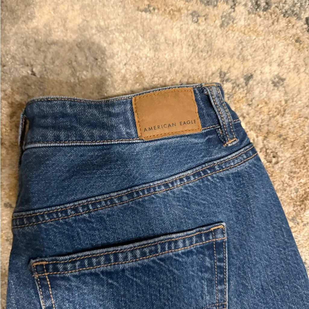 American Eagle Outfitters Blue Straight Leg Jeans - Image 4