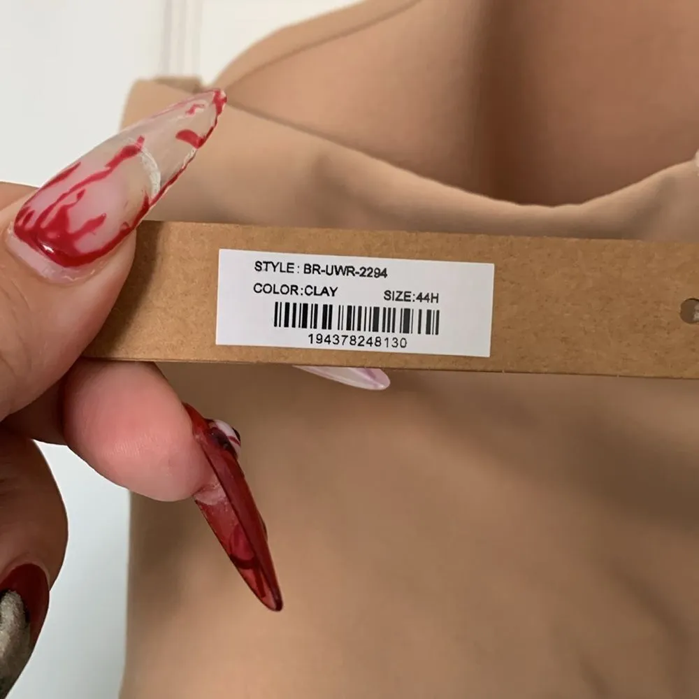 Skims Fits Everybody Underwire Tan Clay Demi T-shirt Bra Size 44H - Image 6