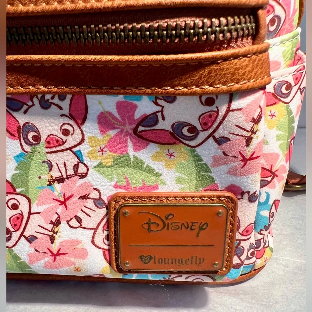 Loungefly Disney Moana Pua Floral AOP Mini Backpack NWOT - Image 4
