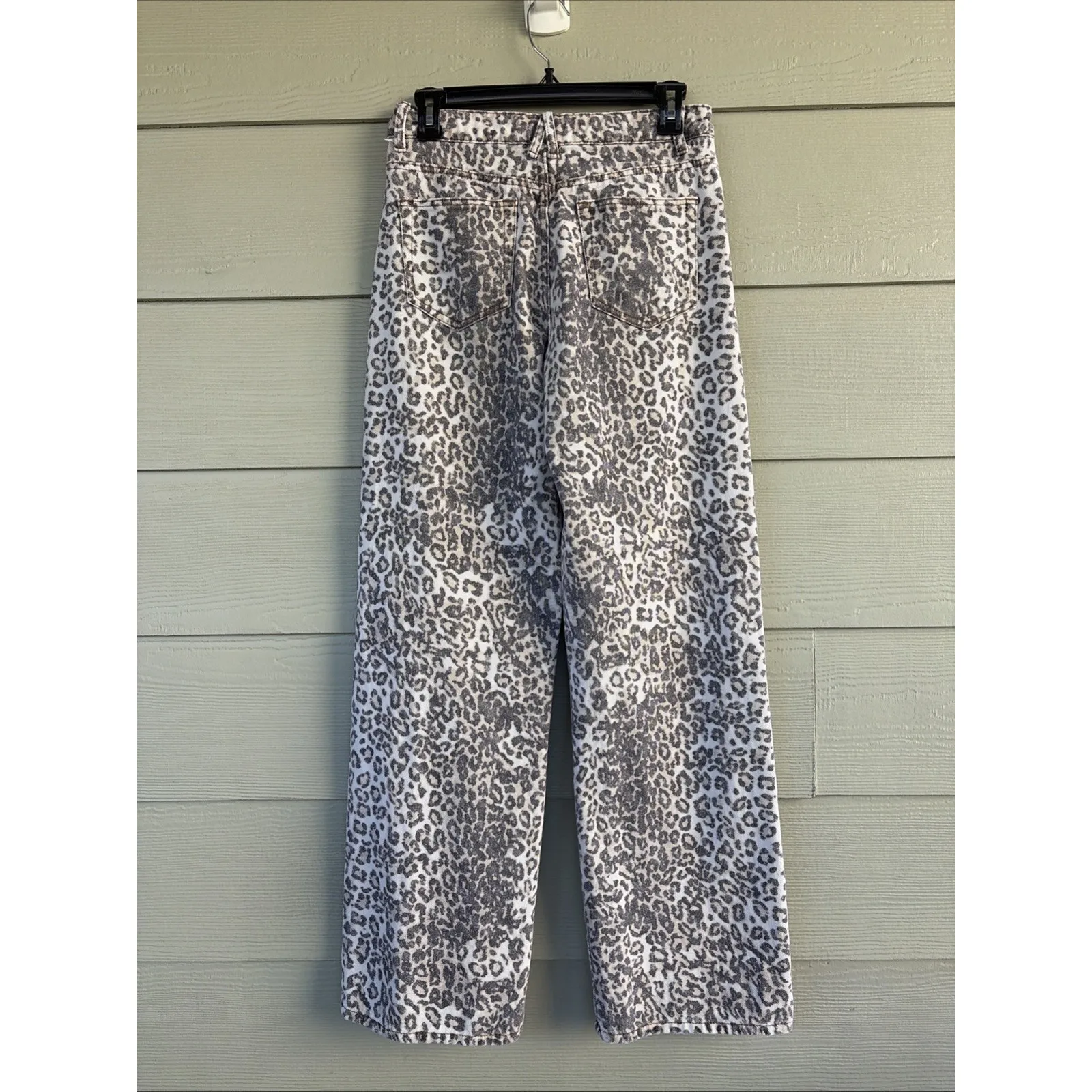 Lioness Leopard Cheetah Animal Print Denim 100% Cotton Jeans Pants Womens XS - Image 7
