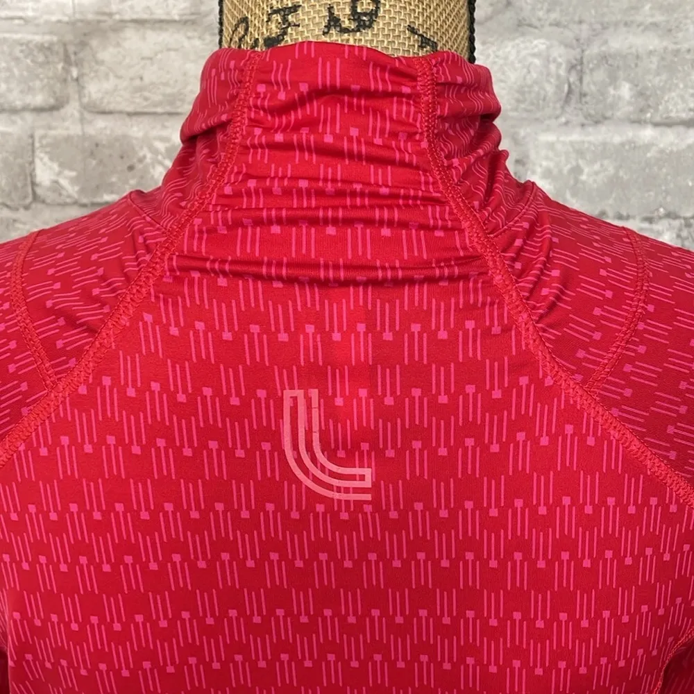 Lole  pink print zip up jacket - Image 4