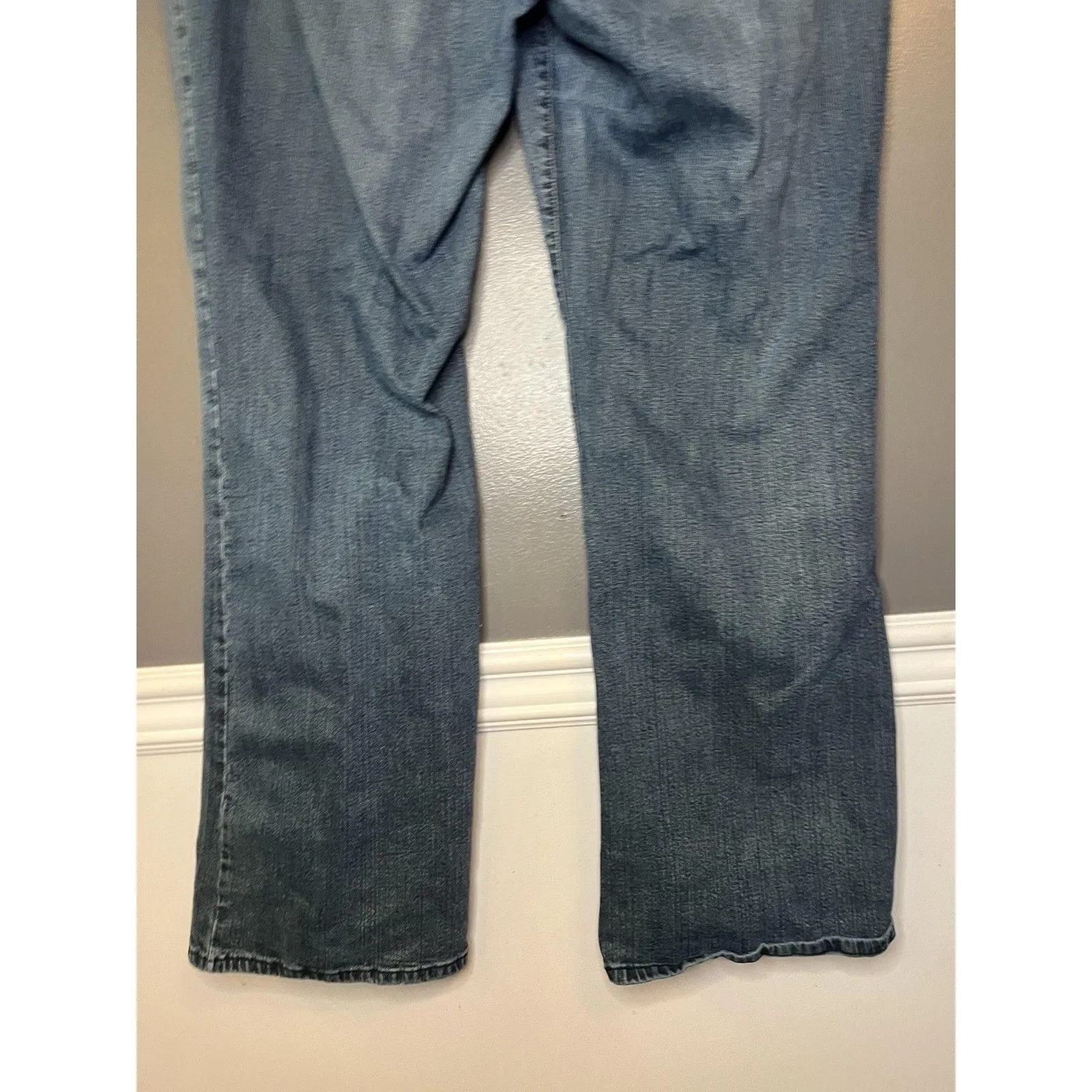 Vigoss Jeans Womens 23/24 Blue Medium Wash Straight Leg Stretch Denim Pants - Image 7