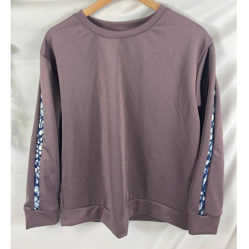 NWOT Nicole Miller Sport Scuba Activewear Crewneck Sweatshirt XL - Image 2