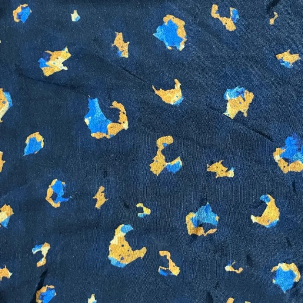 Anthropologie Blank NYC Areena Tank Top Blue Golden Yellow XS - Image 8