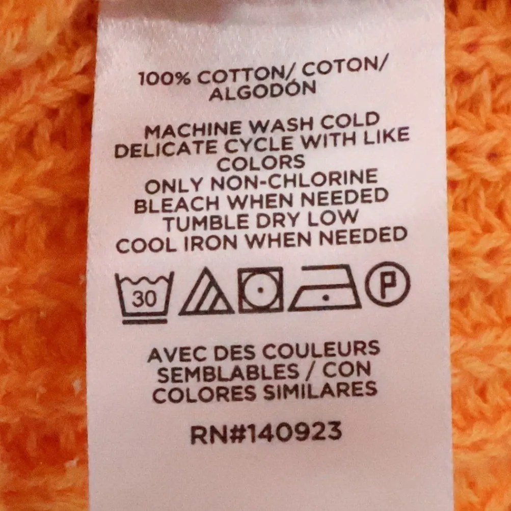 Loft Mock Neck Sleeveless Sweater Womens Euro Summer Orange Layering  Size XS - Image 5