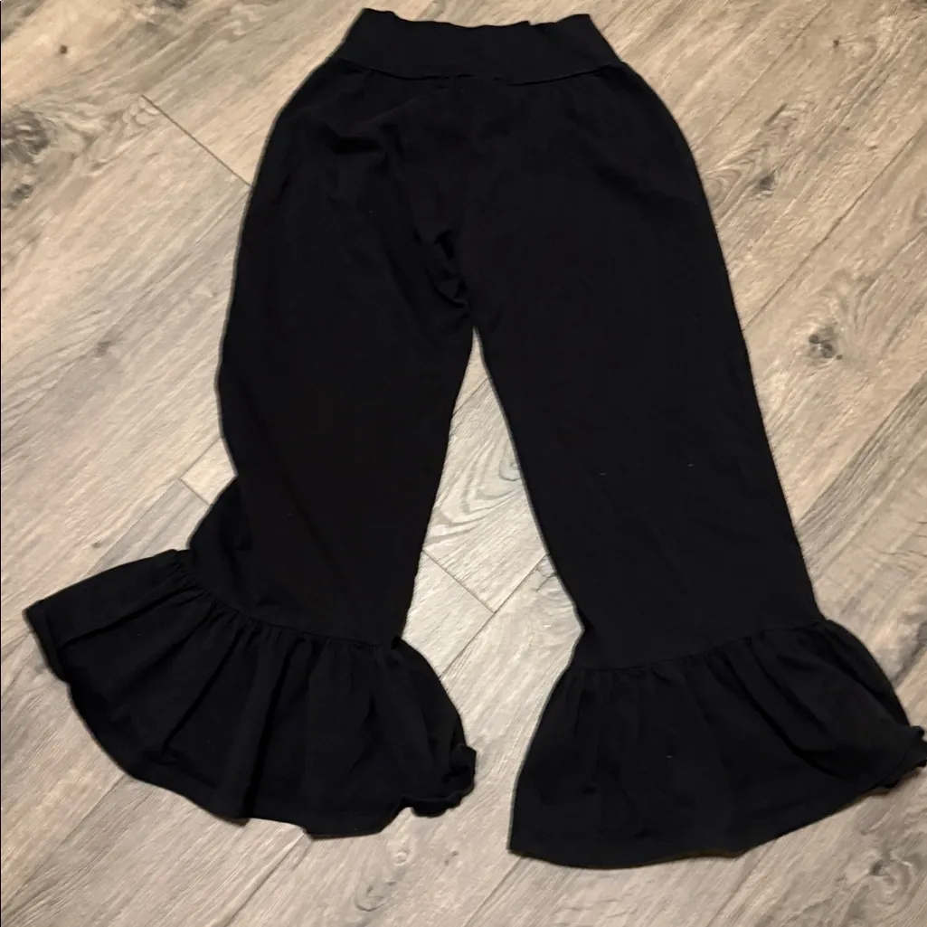 Matilda Jane Black Ruffle Hem Pants - Image 4
