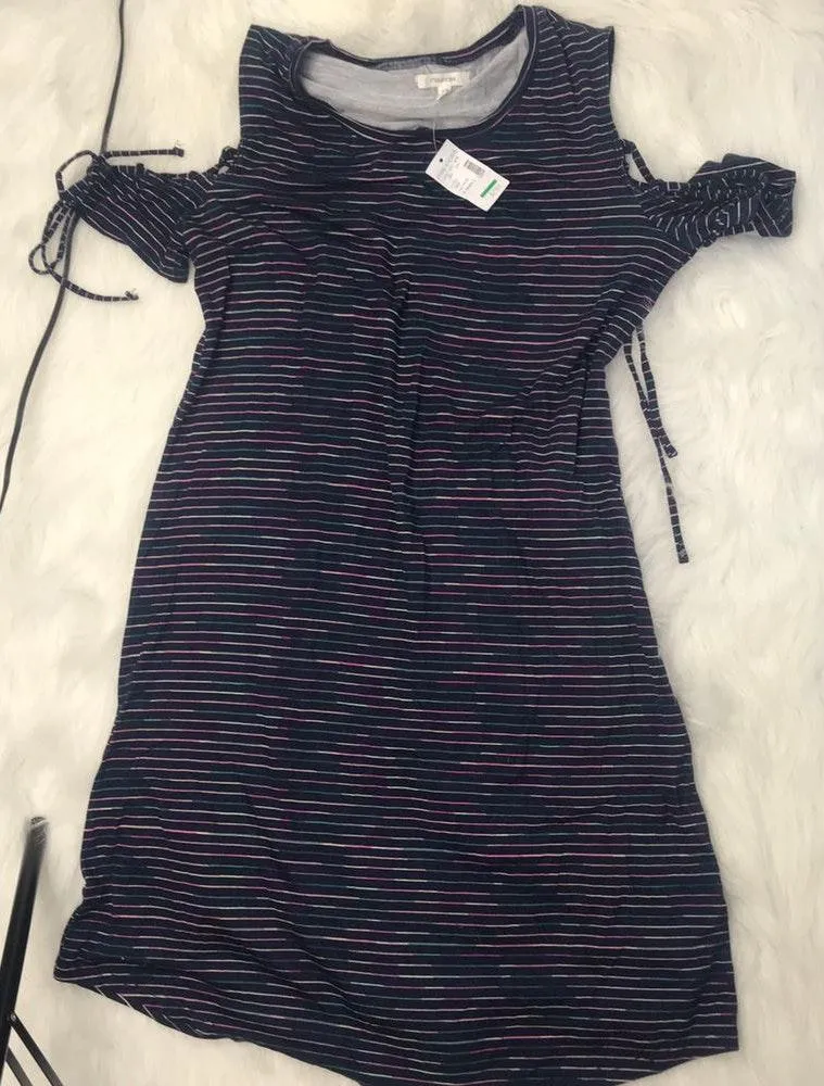 Strappy Cold Shoulder Dress - Image 2