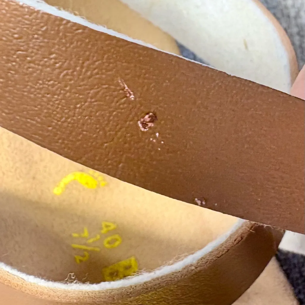 ♨️Birkenstock Yara Strappy Vegan Leather Sandals in Cognac Size 40 (9–9.5 US)🧡 - Image 11