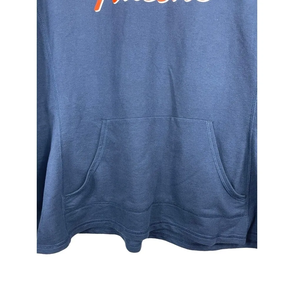 Women’s Anvil Pullover Blue Hooded Falcons Football 2XL Sweatshirt - Image 3
