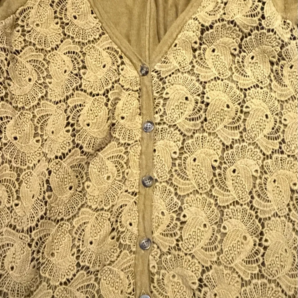 Anthropologie Knitted & Knotted Cardigan - Image 3