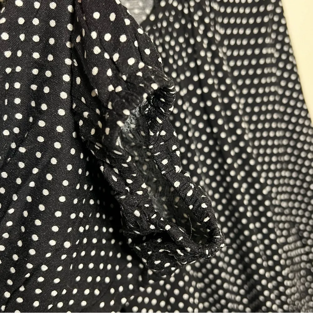 MICHAEL Michael Kors polka dot 3/4 sleeve blouse Blouse S Black - Image 5