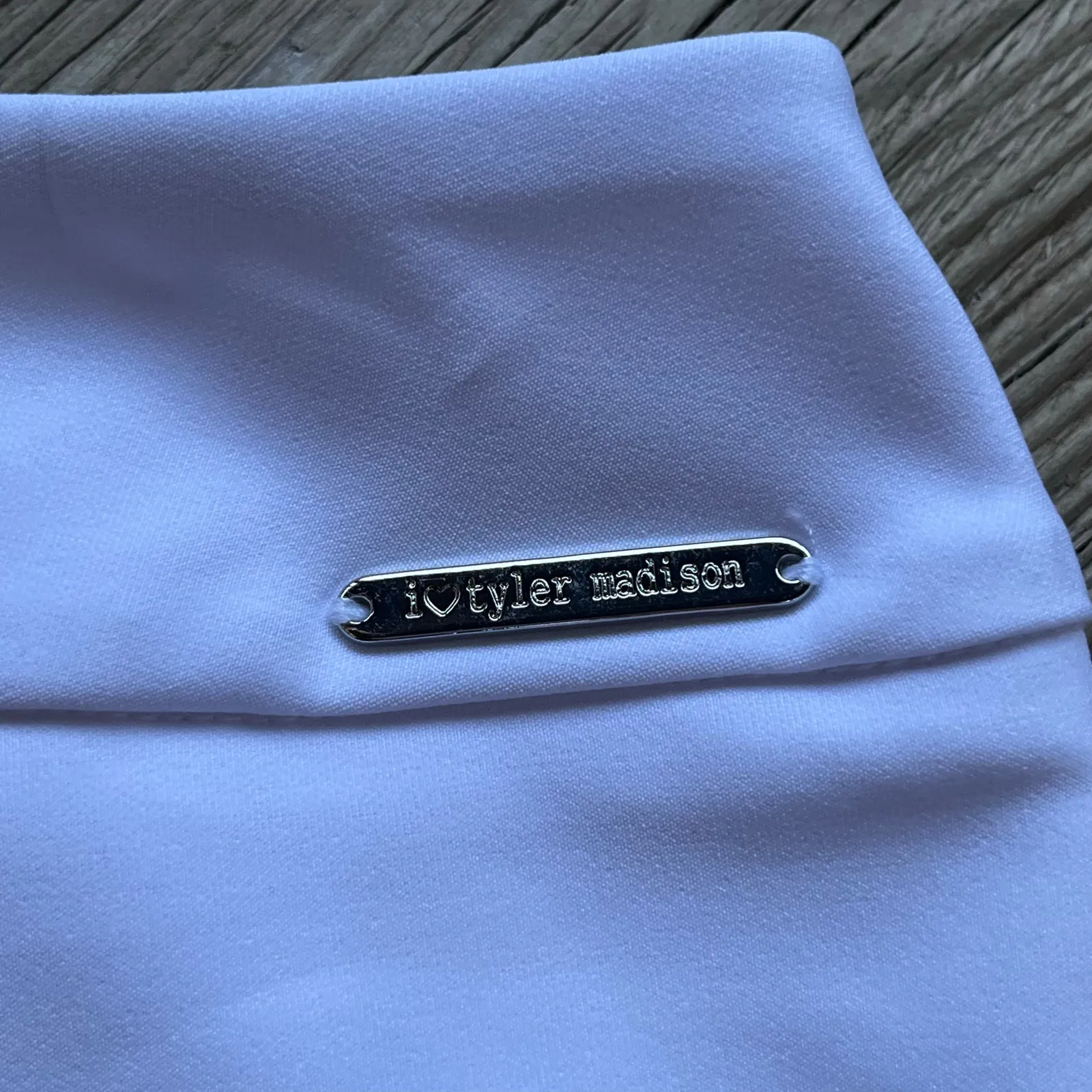 ILTM I Love Tyler Madison Women's White Lisa Palermo Shorts Size S. NEW - Image 3