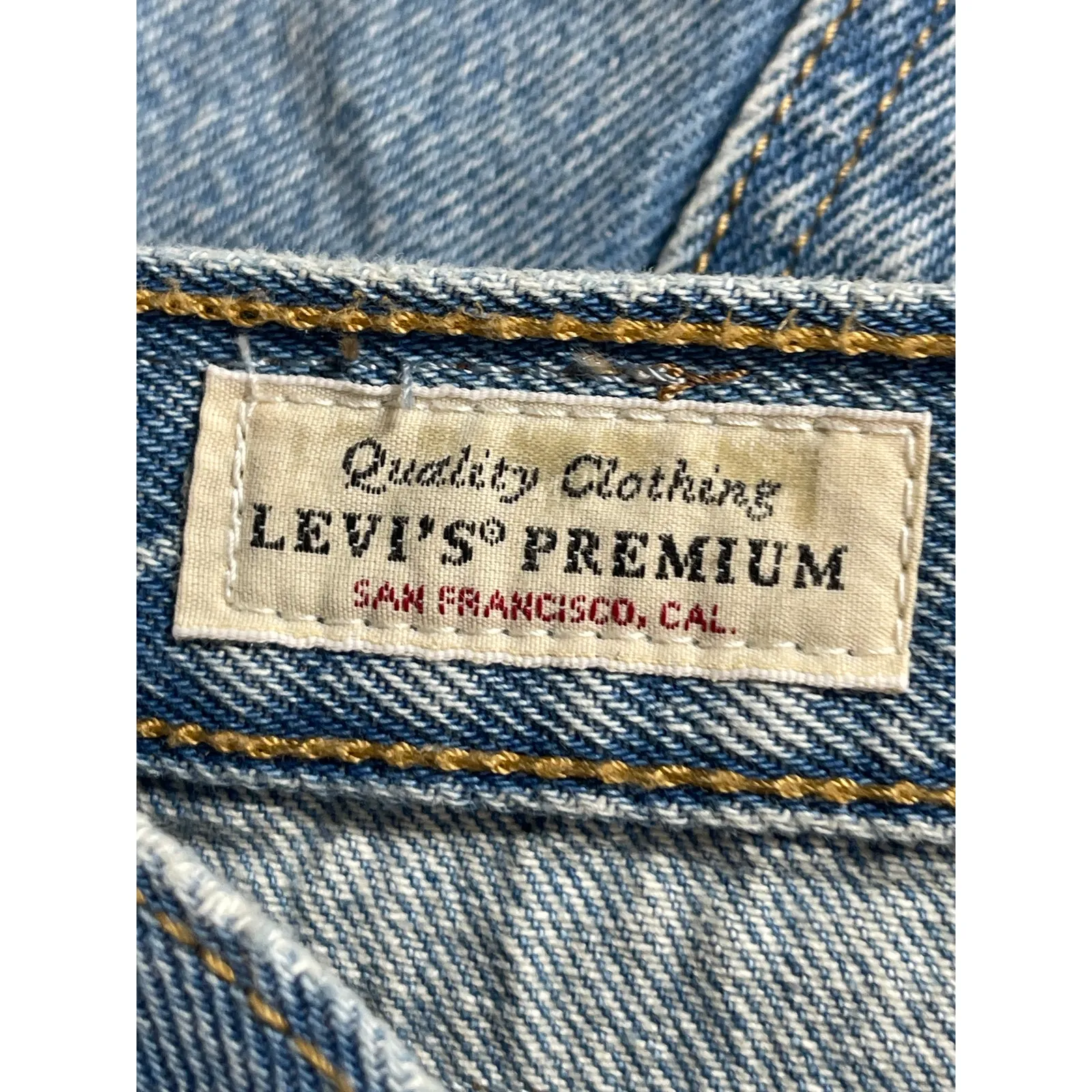 Levi's Women's Blue Light Wash Mini Flounce Flared A-Line Denim Jeans Skirt 29 - Image 4