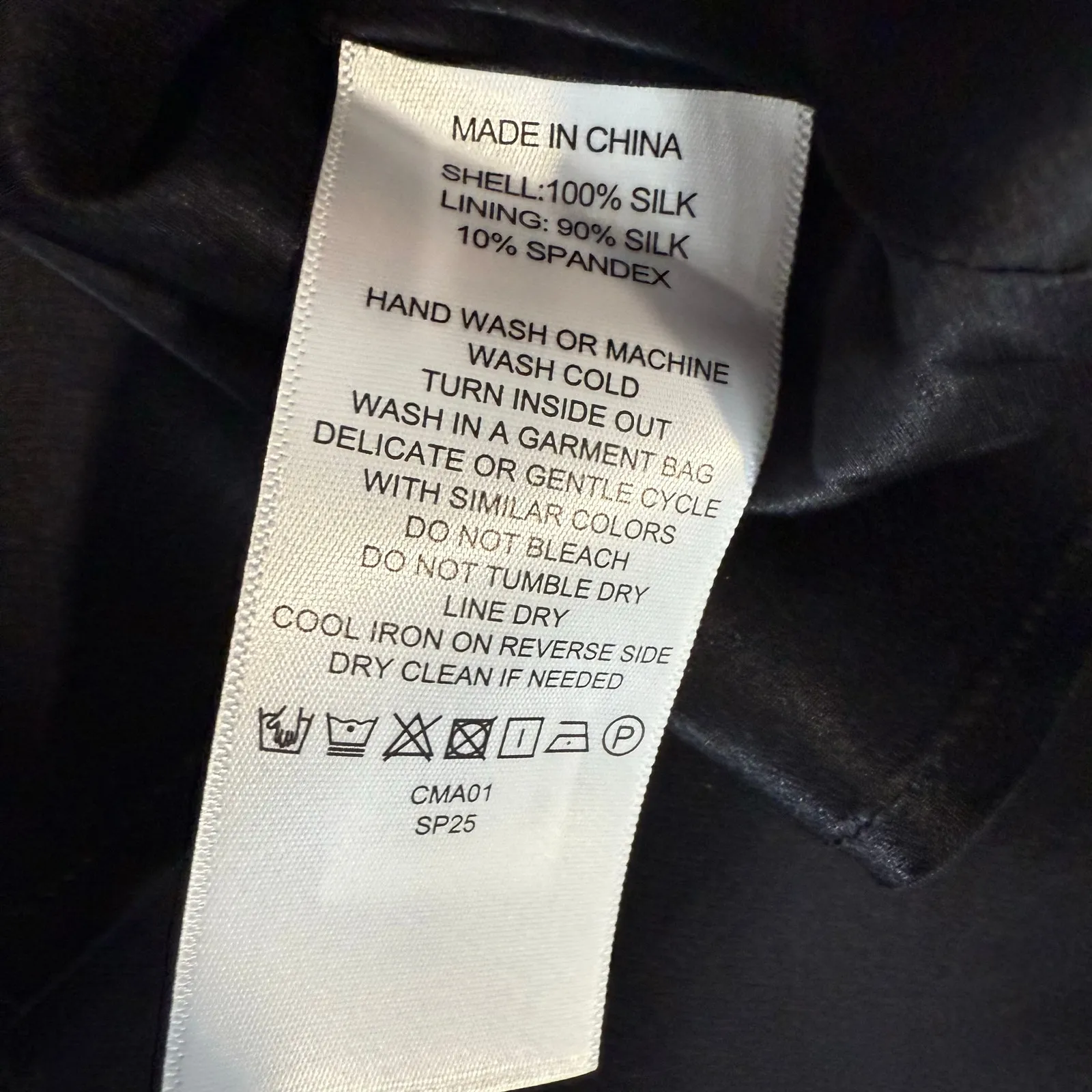 Quince  100% Washable Silk Strapless Midi Dress, Black, S - Image 3