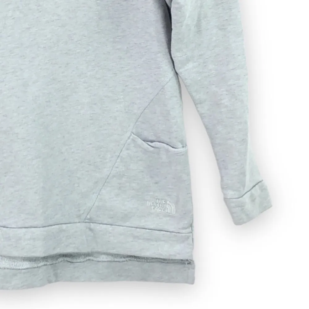 The North Face - Light Grey Pullover Hooded Sweater Jacket Pockets - M - Image 3