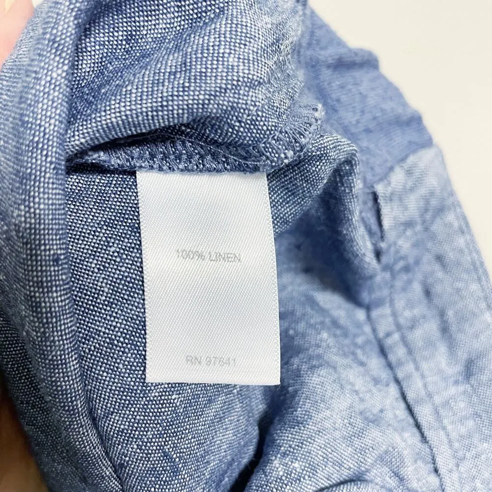 J. Jill Blue Linen Pants - Image 8