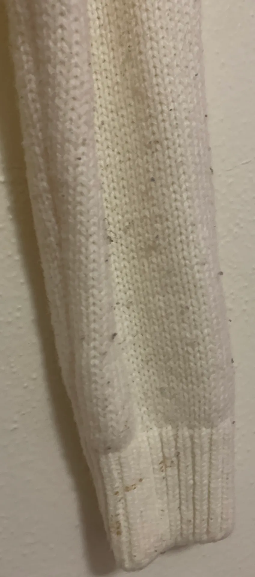 Forever Me Cream Knit Sweatshirt Tan Size 10 - Image 3