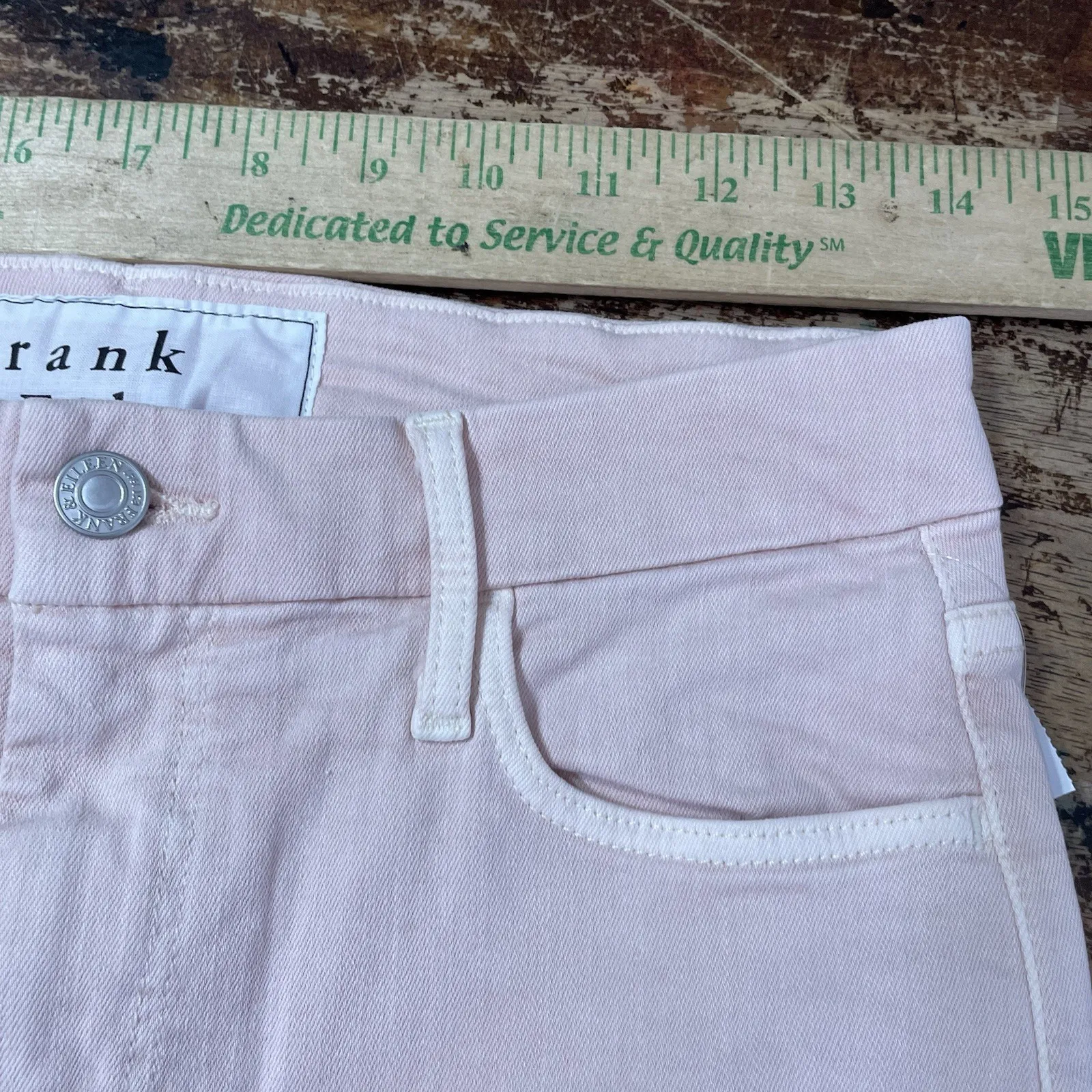 Frank & Eileen Bush Pink High-Rise Sligo Stretch Jeans Size 29 - Image 3