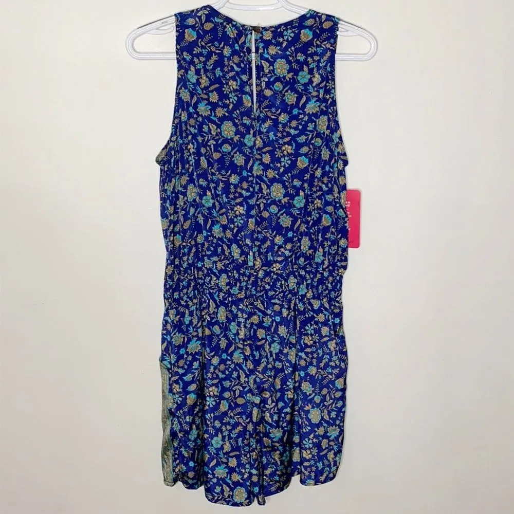 Evereve Raga Sapphire boho print romper sz S - Image 3