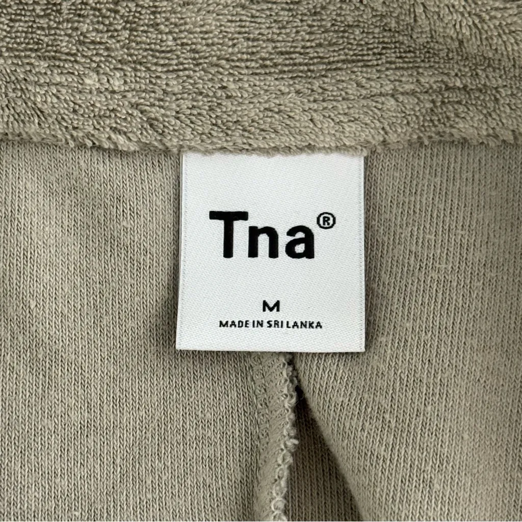 Aritzia TNA Crest Terrycloth Pistachio Green Polo Dress - Image 5