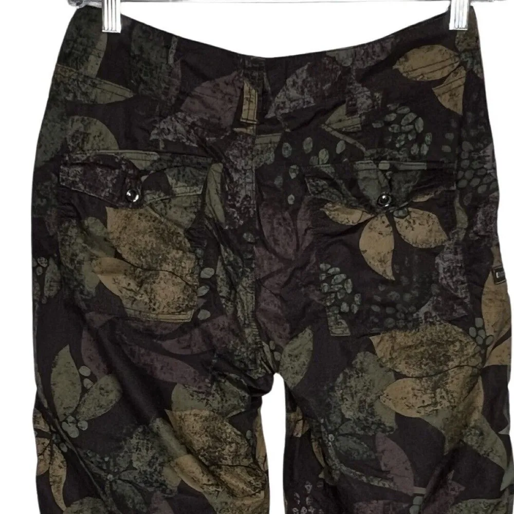 Anthropologie Pants Women 6 28” Green Ripely Cargo Moss Utility Pants Camouflage - Image 4