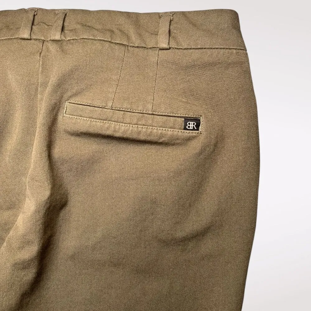 Green Slim Fit Trousers Lightweight Pants Size 2 - Image 8