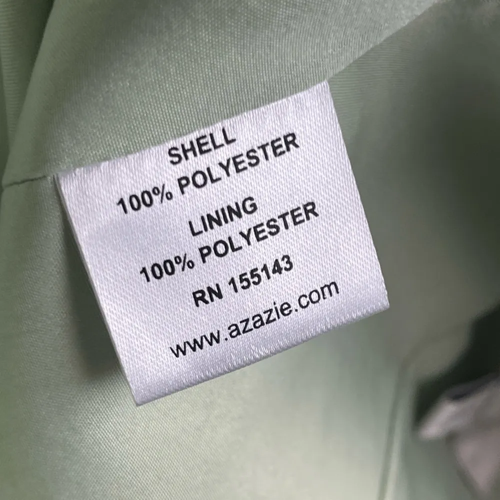 AZAZIE | Sage Green Cocktail Gown Sz XS - Image 9