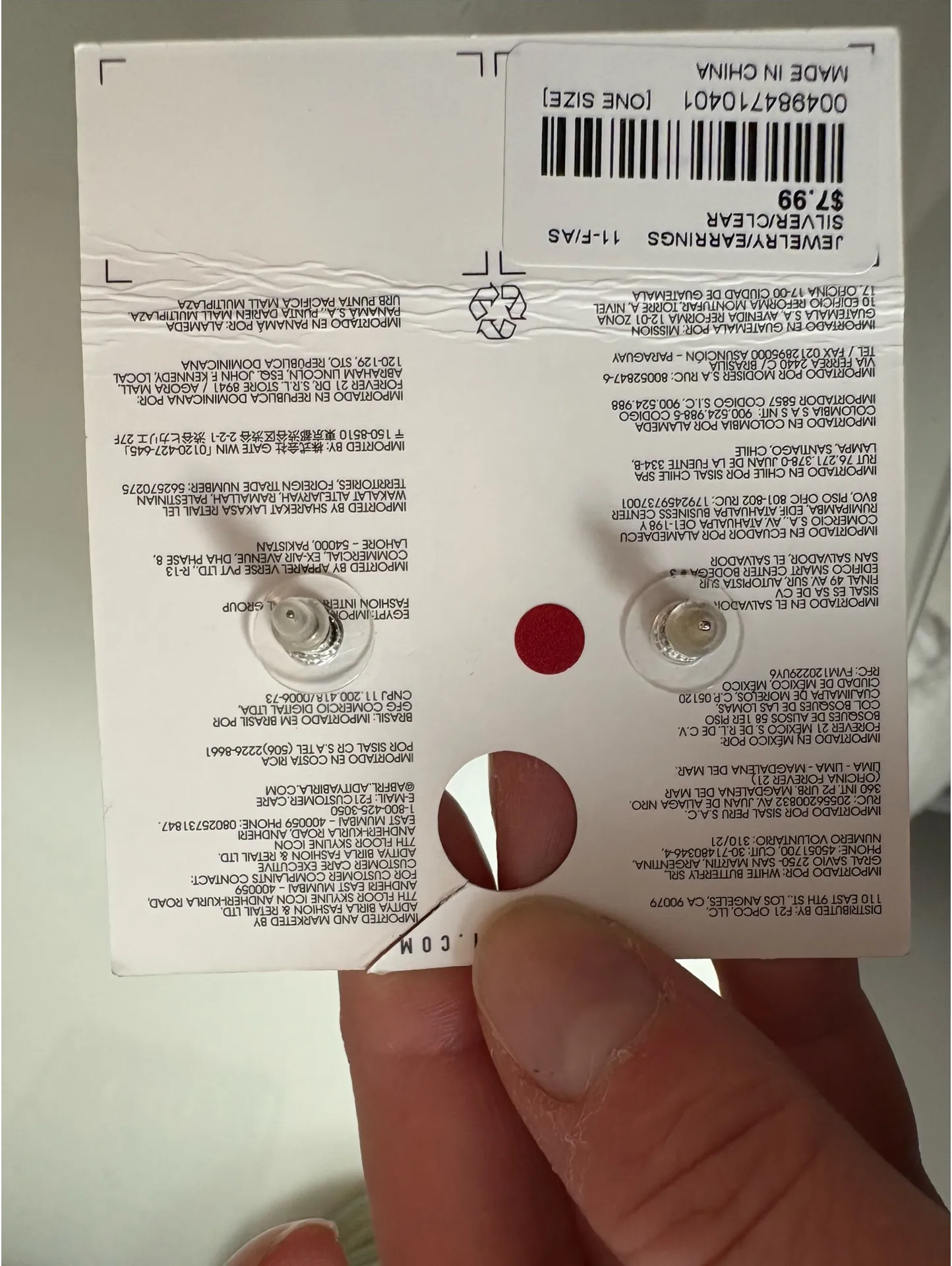 Forever 21 Bow Earrings - Image 2