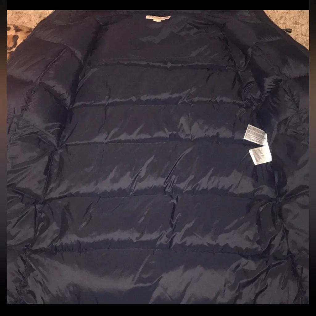 Women's Michael Kors M long, down, puffer coat. Black Puffer Coat Size M - Image 8