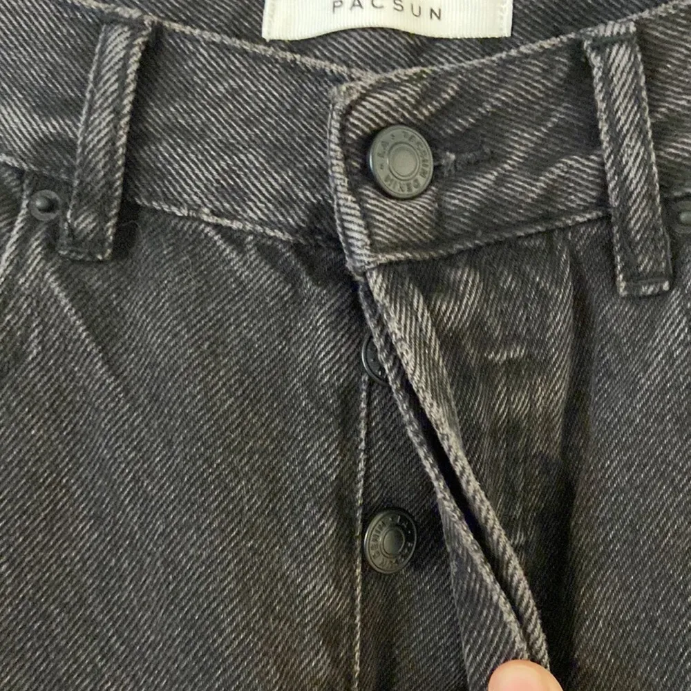 PACSUN Ultra High Rise Slim Black Jeans size 29 brand new with tags inseam 27” - Image 3