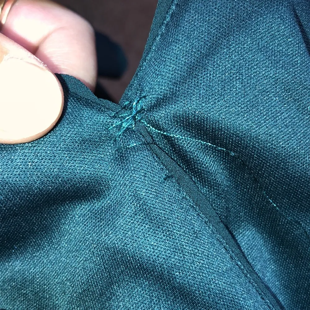 Lulus bridesmaids Thoughts of Hue Emerald Green Surplice Maxi Dress medium​​ - Image 12