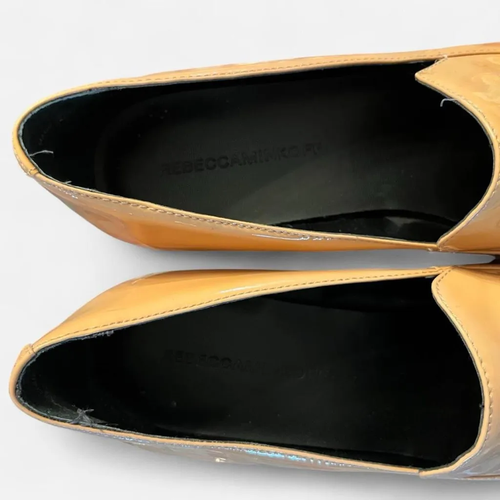 Rebecca Minkoff Glossy Beige Edie Tassel Loafers size 8 - Image 5