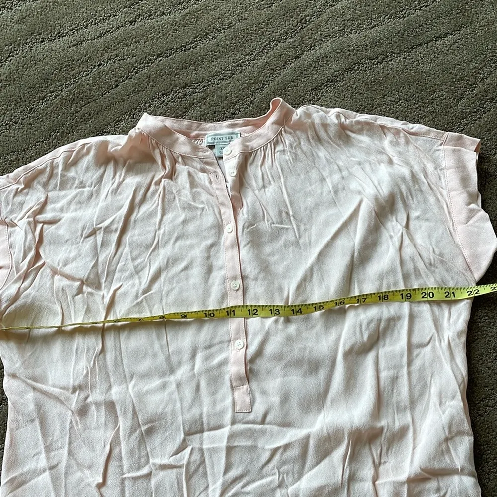 NWT J.Crew point sur blush pink boxy blouse - Image 3