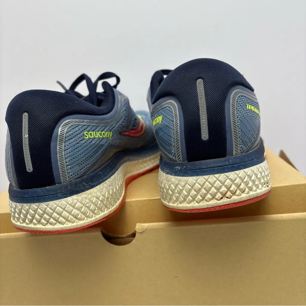 Saucony Blue‎ and Neon Running Shoes - Image 7