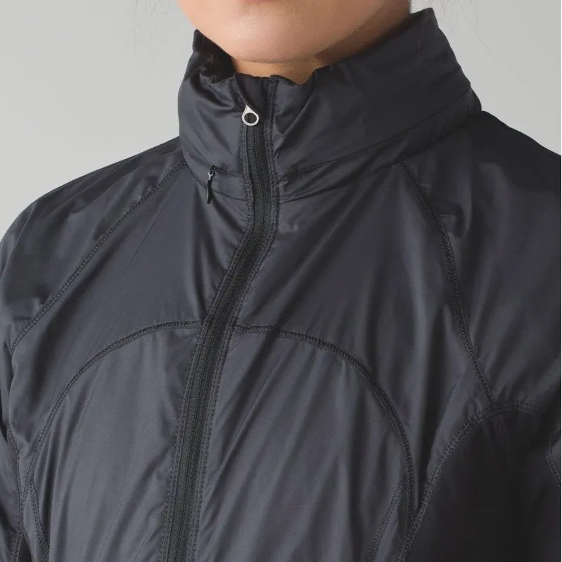 Lululemon Rare  Rush Hour Jacket Coat Black • 2016 Retired Edition Size 12 - Image 6