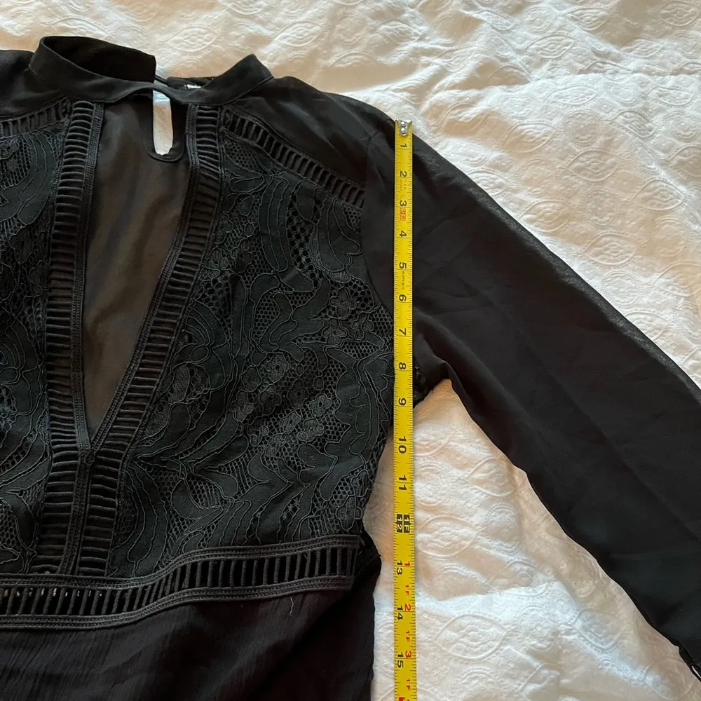 size small black wide sleeve dress - Image 10