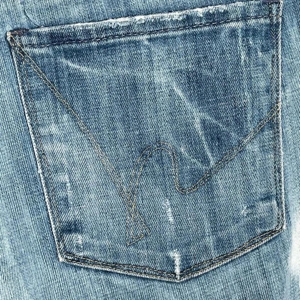 COH Citizens Of Humanity Sz 30 Boot Cut  Flare Jeans Distressed Bleached - Image 10