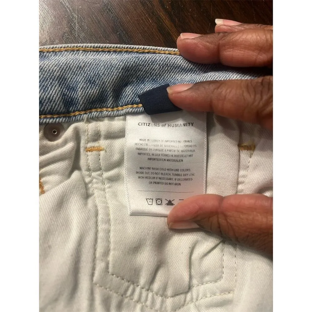 Citizens of Humanity Women's Jolene Premium Vintage Jeans‎ Distressed Size 31 - Image 6