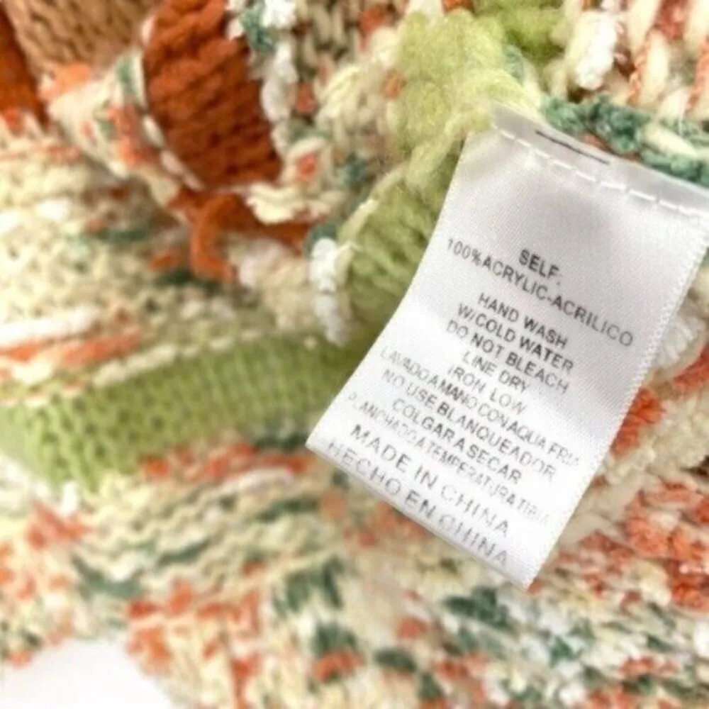 &Merci Confetti Cream Chunky Oversized Chenille Knit Cardigan Sweater - Image 9