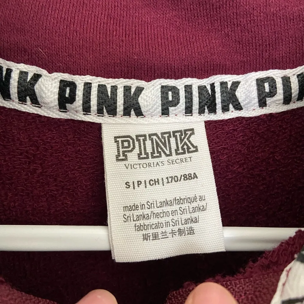 PINK‎ Victoria’s Secret women’s quarter zip long sleeve — small - Image 3